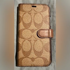 Coach iphone card case